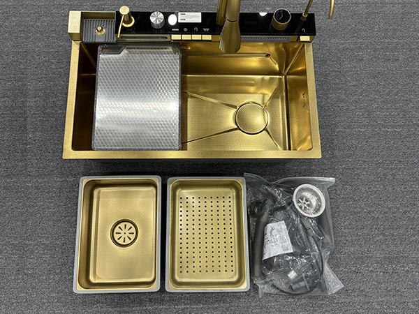 stainless steel single bowl sink